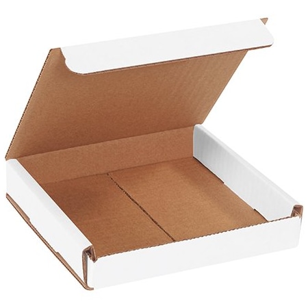 Bsc Preferred 6 x 6 x 1'' White Corrugated Mailers, 50PK BUY00026909